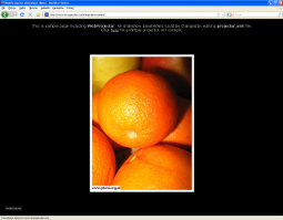 webprojector screenshot